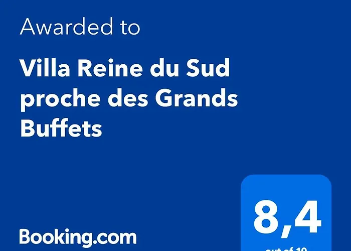 Villa Reine Du Sud Proche Des Grands Buffets *